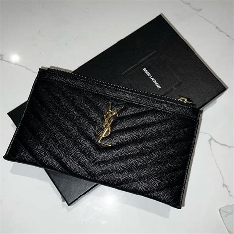 monogram bill pouch ysl|ysl monogram bill bag.